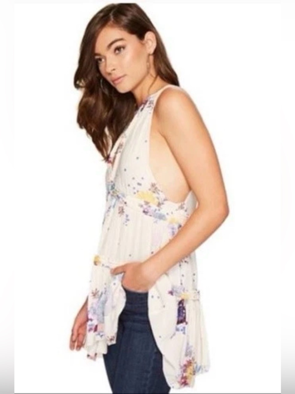 Free People People "Purple Haze" Tunic top